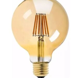 LAMPADA FILAMENTO LED G95 BRANCO QUENTE LUMANTI