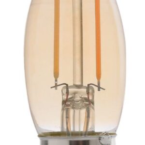 LAMPADA LED VELA FILAMENTO 4W TRANSP E27 BRANCO QUENTE CTB