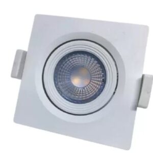 SPOT LED 3W QUADRADO BRANCO QUENTE