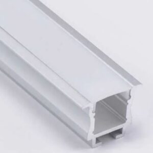 PERFIL 24X15 P/MOLA 3M EMBUTIR ALUMINIO BRANCO