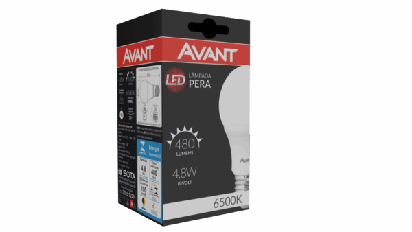 LAMPADA LED BULBO 4,9W BRANCO FRIO