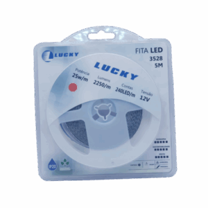 FITA LED 12V 240L/M 5M VERMELHA ATOP