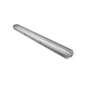 LUMINARIA BLINDADA IP-65 P/ TUBO LED 2x18W - PS/ABS