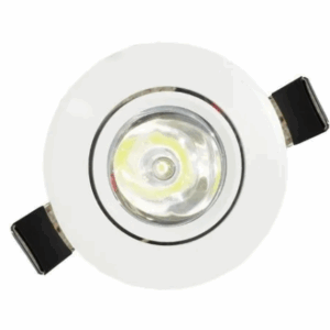 SPOT LED MINI 1W REDONDO BRANCO FRIO CTB