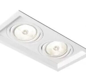 EMBUTIDO AR70 DUPLO RECUADO BRANCO MOON