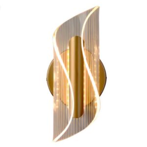 ARANDELA LED ALA-002 DOURADA 7W 3 EM 1 3000K/4000K/6000K NITROLUX