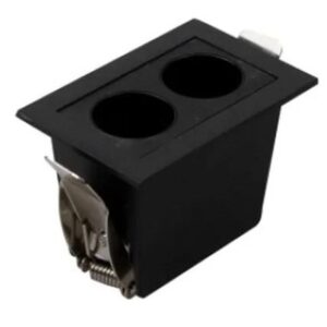 DOWNLIGHT DE EMBUTIR ASHOK 4W 3000K PRETO ASTRALED