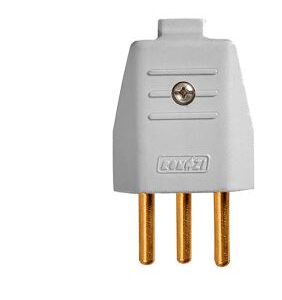 PLUGUE MACHO 2P+T 10A 180° CZ C50
