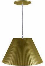 PENDENTE CUPULA CONICA DOURADO