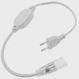 CONECTOR PLUG FITA LED NEON 220V