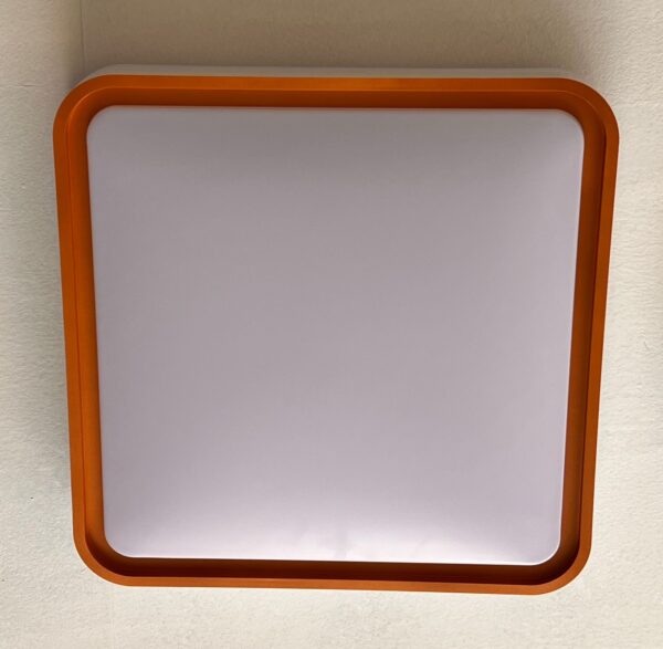 LUMINARIA SOBREPOR LED 36W*2 QUADRADA SO-8762B WH+GD - 20794