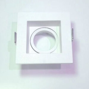 EMBUTIDO QUADRADO RECUADO MR11 BRANCO RGLED