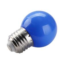 LAMPADA LED BULBO MINI 3W A45 AZUL CTB