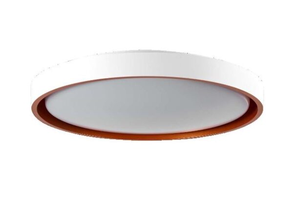 LUMINARIA SOBREPOR LED 24W*2 REDONDA SO-8762A WH+GD - 20790