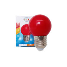 LAMPADA LED BULBO MINI 3W A45 VERMELHO CTB