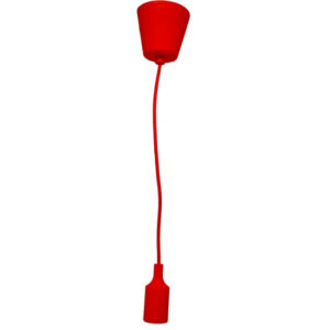 PENDENTE BP 1E27 VERMELHO