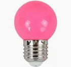 LAMPADA LED BULBO MINI 3W A45 ROSA CTB