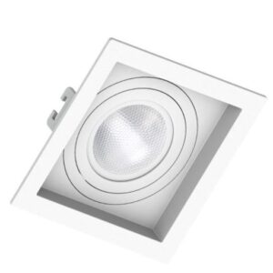 EMBUTIDO PAR20 QUADRADO RECUADO BRANCO ASTRALED