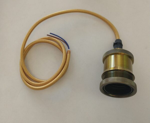 PENDENTE UNO METAL OURO VELHO