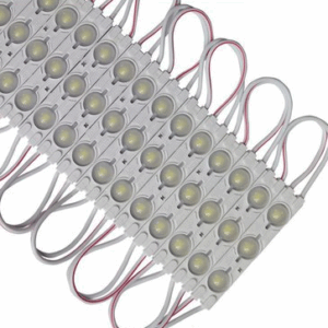 CARTELA C/20 MODULO 3 LED INJETADO C/ LENTE 5730 BRANCO FRIO