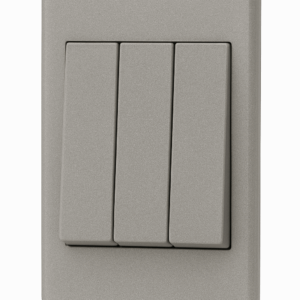 TAMPA 3 TECLAS CINZA 1/2 E 3/4