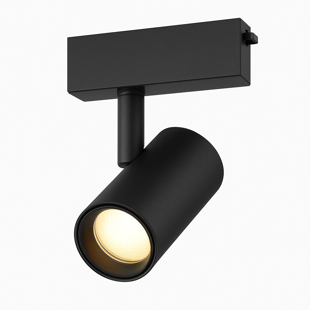 SPOT TRILHO MAGNETICO 20W PRETO BRANCO QUENTE