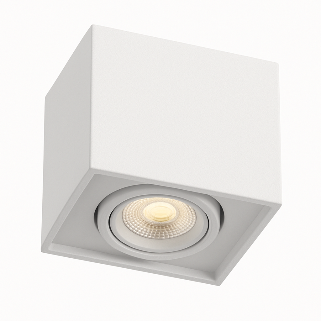 SPOT SOBREPOR QUADRADO BRANCO MR16 ASTRALED