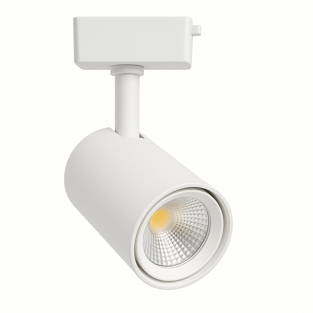 SPOT LED TRILHO 10W 3000K BRANCO
