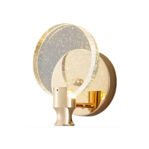 Arandela Led Cristal Bolhas 6w Redondo