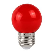 LAMPADA LED MINI BULBO 1W VERMELHA CTB