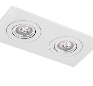 EMBUTIDO MR16 DUPLO PLANO BRANCO MOON