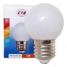 LAMPADA LED BULBO MINI 3W A45 BRANCO FRIO CTB