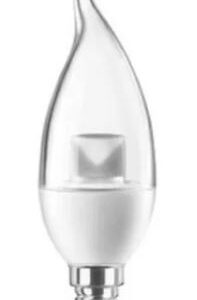 LAMPADA LED VELA 3W TRANSP BCO TORTO E14 BRANCO FRIO