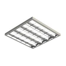 LUMINARIA EMBUTIR 4XT8 60CM ALETADA REFLETORA