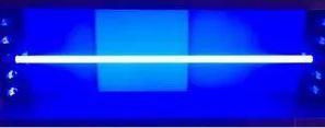 LAMPADA LED TUBULAR T8 120CM 18W AZUL CTB