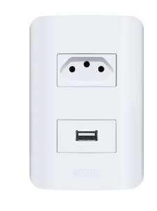 1 TOM 10A . 1 TOM USB 2A/5V CPL BR CANOA