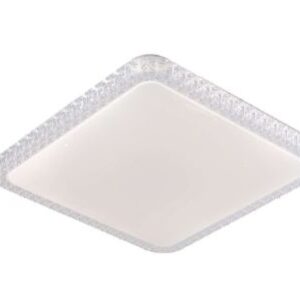 LUMINARIA SOBREPOR LED 36W*2 QUADRADA SO-8207B - CRISTAL - 20783