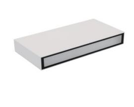ARANDELA LED RETANGULAR 8W BRANCO 3000K RGLED