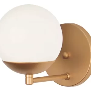 ARANDELA BBAA - 001 / GLOBE DOURADO SOLIDO