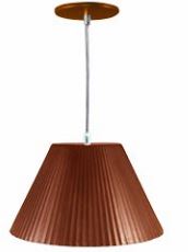 PENDENTE CUPULA CONICA ROSE COBRE