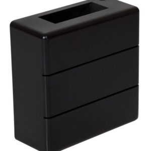 ARANDELA LED 6W 2 FACHOS RISCHI PRETO ELEGANCE