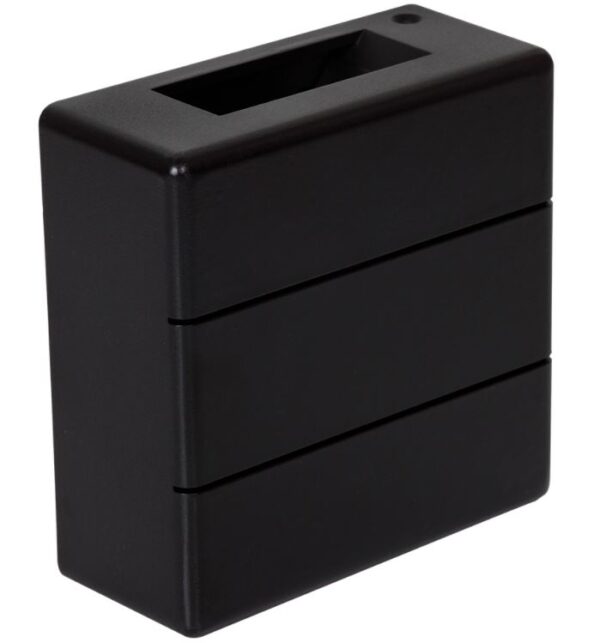 ARANDELA LED 6W 2 FACHOS RISCHI PRETO ELEGANCE