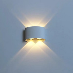 ARANDELA LED 4 LENTES FACHO DUPLO BRANCO AATOP